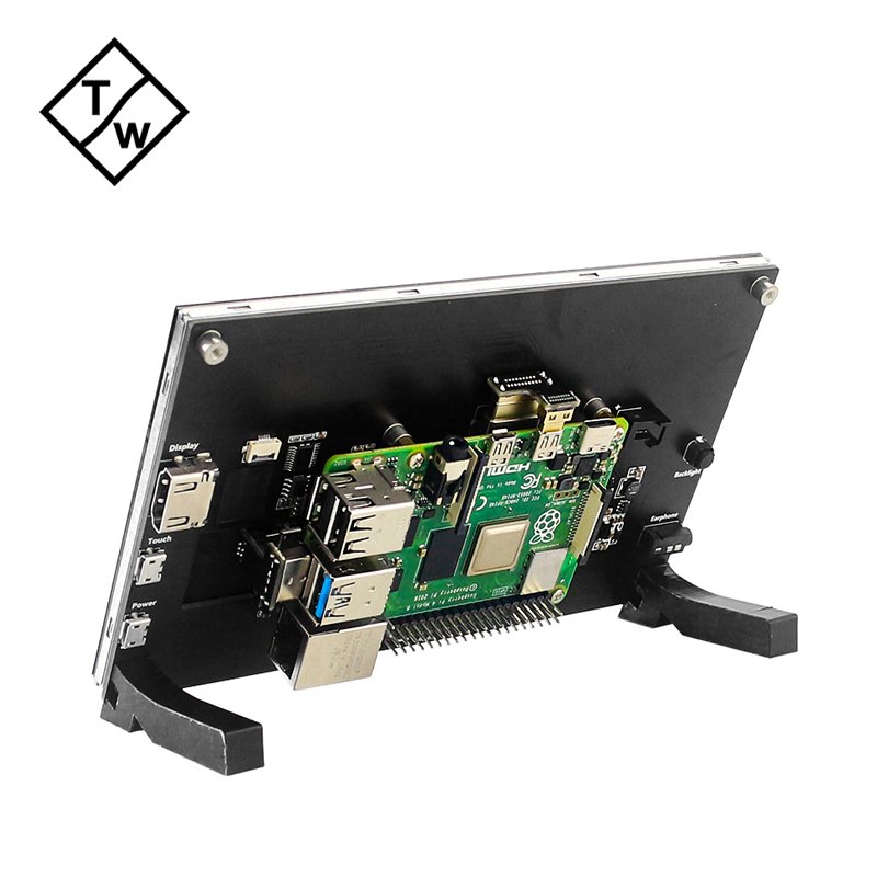 Raspberry Pi 7 Inch Touch Screen IPS 1024x600 HD LCD Display For Raspberry Pi 4 Model B Jetson Nano PC