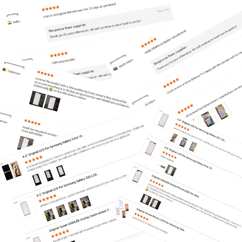 Original Mobile Phone LCDS For Samsung Galaxy S8 S9 S10 S10E S20 S21 S22 Plus Ultra Display Touch Screen Assembly With Dots