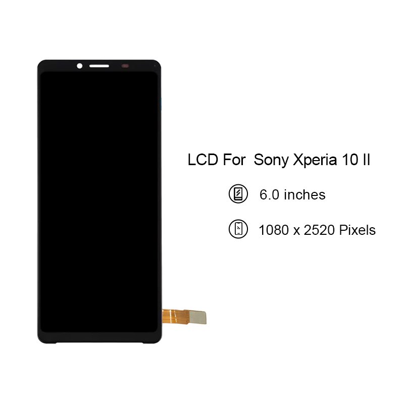 OEM Mobile Phone Lcd For SONY Xperia 10 II Screen Replacement Touch Screen Display Change For SONY Xperia 10 II