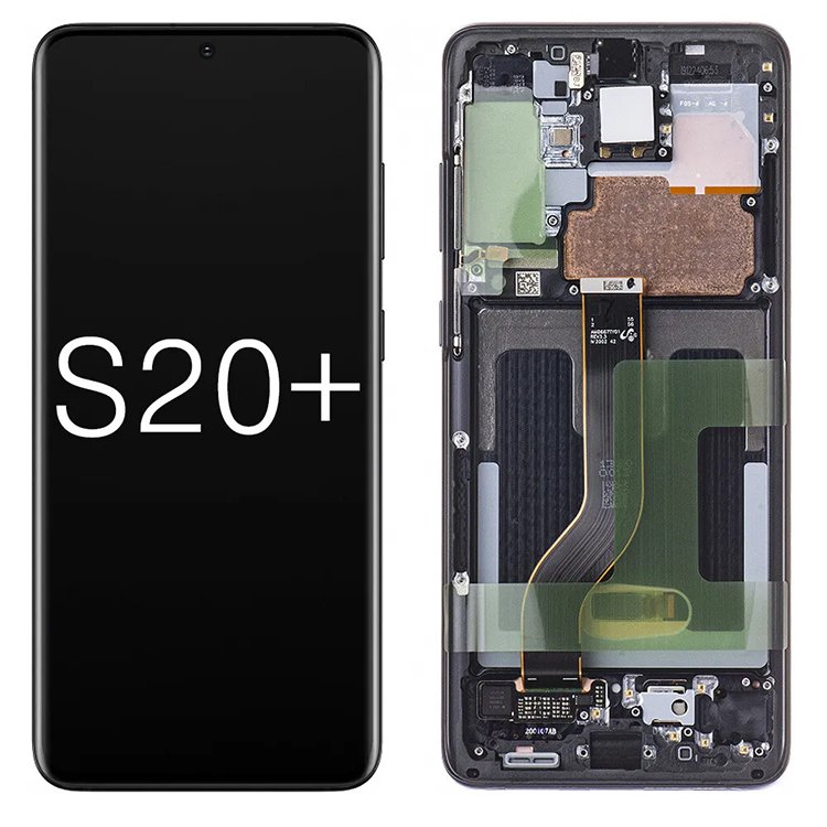 Wholesale Hot Sale 6.2 Inch Touch Screen Display Inecell Mobile Phone Replacement Lcds For Samsung S20 5G With Frame