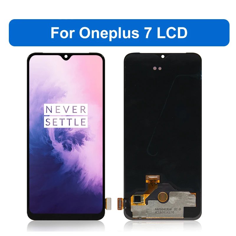 6.41'' 1+7 Touch Screen Panel for One Plus 7 Screen Replacement GM1901 GM1900 GM1905 GM1903 One Plus LCD Display OLED no Frame