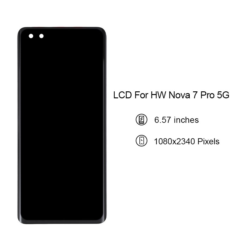 Hot Sell Mobile Phone LCD Pantalla Mobile Phone Replacement Display Touch Screen Digitizer Assembly For Huawei Nova 7 Pro 5G