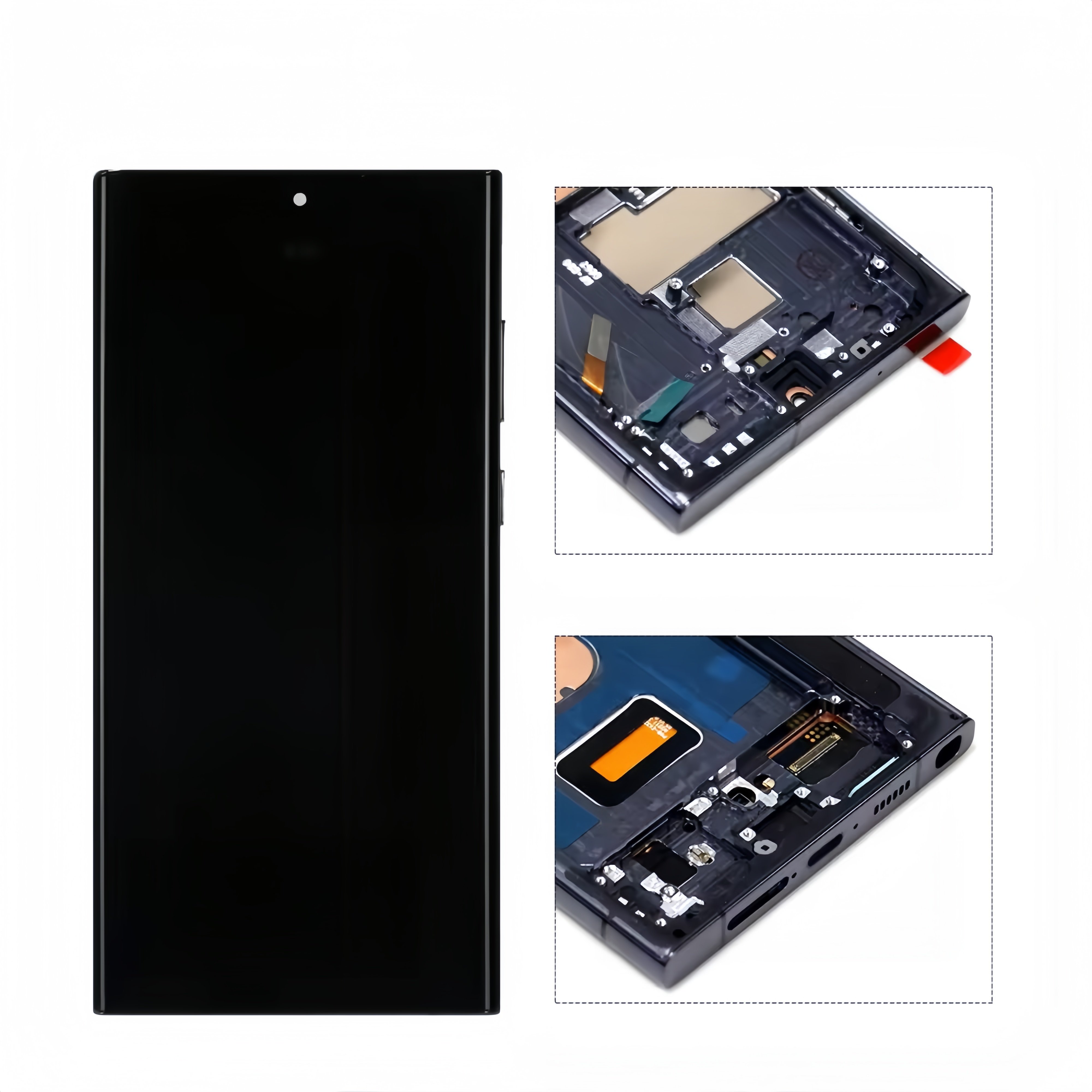 100% Original Amoled Mobile Phone Lcds S22ultra Touch Screen With Service Pack For Samsung Galaxy s22 s23 S24ultra