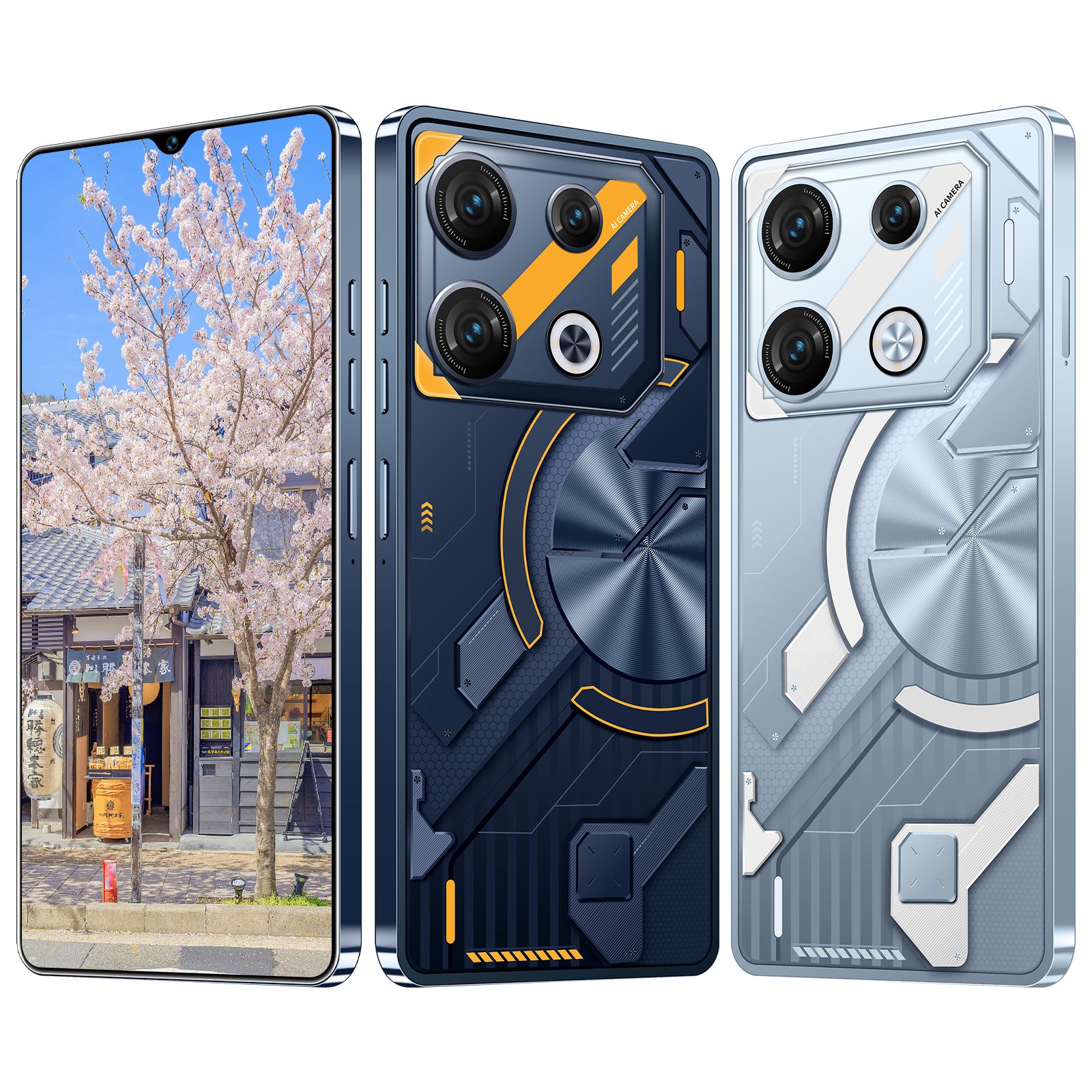 Latest 2024 Gt10 Pro Smart Mobile Phone Ai Android 13 Unlocked Face Id Hd Screen Long Endurance Dual Sim Android smartphones