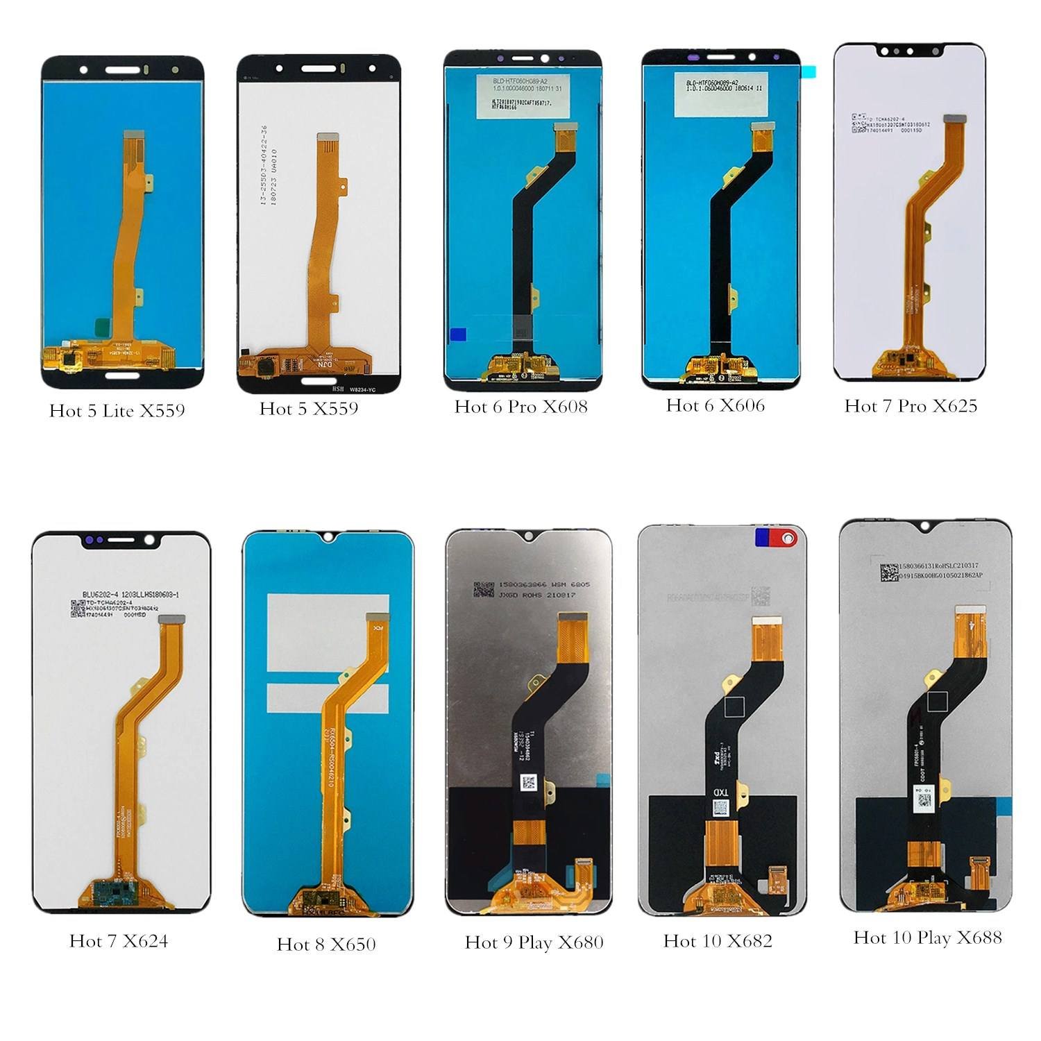 Mobile Phone Lcd For Tecno For Infinix Accessories Parts Lcd Display Phones Screen Replacement Mobile Phone Lcds