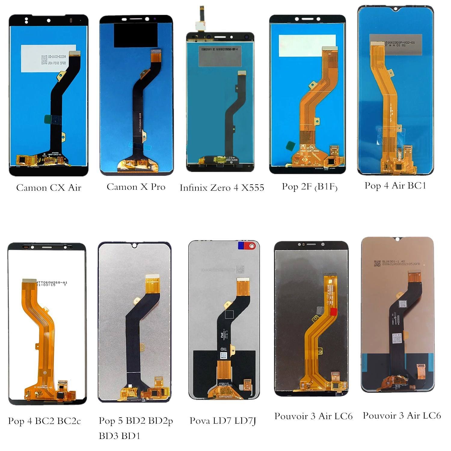 Mobile Phone Lcd For Tecno For Infinix Accessories Parts Lcd Display Phones Screen Replacement Mobile Phone Lcds