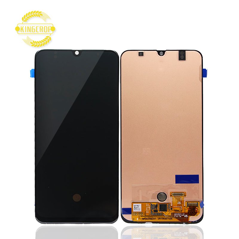 Super Amoled For Samsung Galaxy A50 A505 Mobile Phone LCDs, For Galaxy A50 A505 Touch Screen, For Samsung A50 Display With Frame