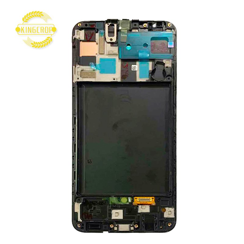 Super Amoled For Samsung Galaxy A50 A505 Mobile Phone LCDs, For Galaxy A50 A505 Touch Screen, For Samsung A50 Display With Frame