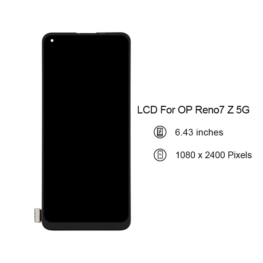 HOT Mobile Phone LCD For OPPO Reno 7 Z 5G Display Oem Replacement Display For OPPO Reno 7 Z 5G Screen Touch