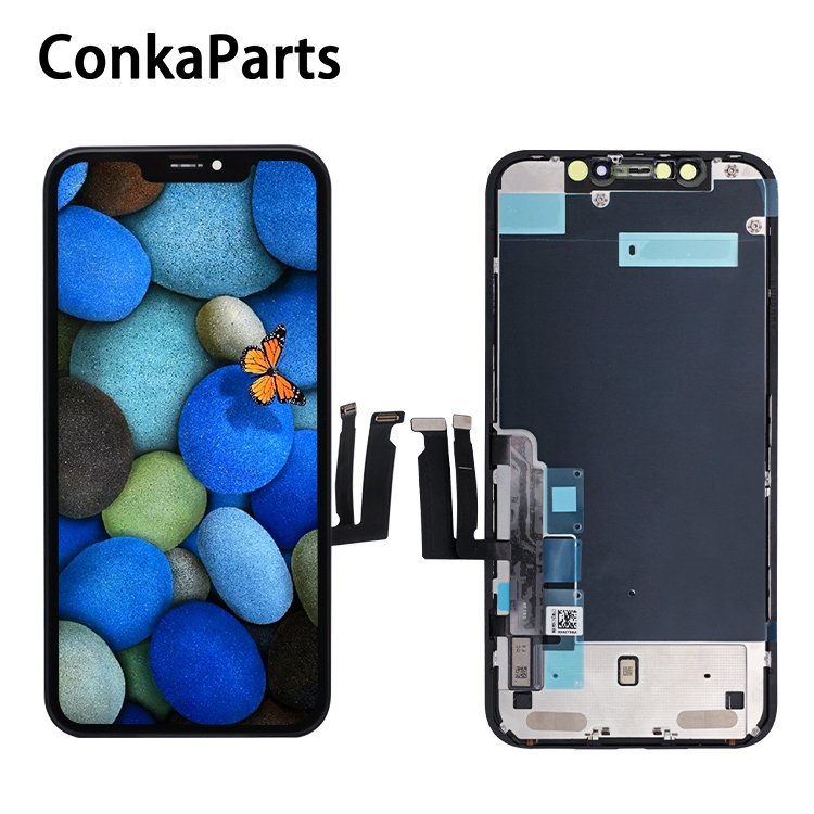 ConkaParts Cell Phone Replacement Parts FOG Incell Lcd Display Screen Assembly For iPhone XR Screen Replacement Back