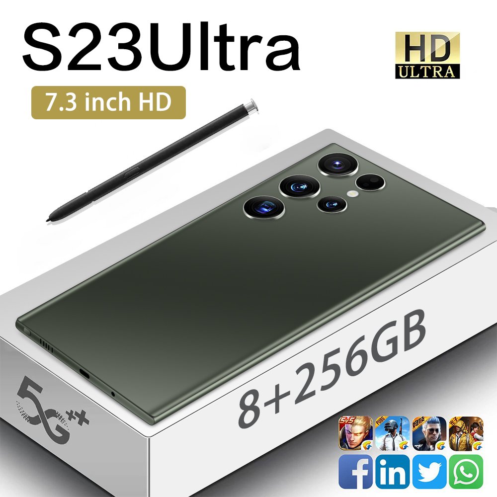 2024 Original 7.3 incell Android S23 ultra phone Smartphone Mobile Phone Cell Gaming Phone smartphone
