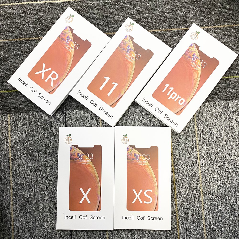 OEM GX HE.X ZY JK OLED Mobile Phone LCDs screen with touch digitizer assembly for iphone x xs xr xmax lcd screen Hard OLED