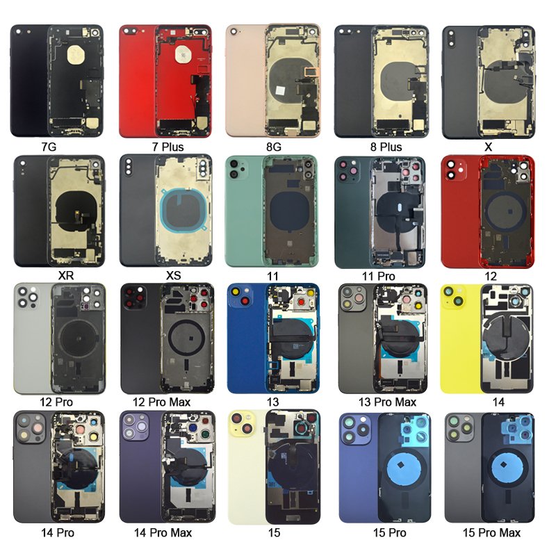 Mobile Phone Parts for iPhone Lcd Front Back Camera Holder Lens Charger Connector Flex Power Volume Ear Speaker Sensor Flex