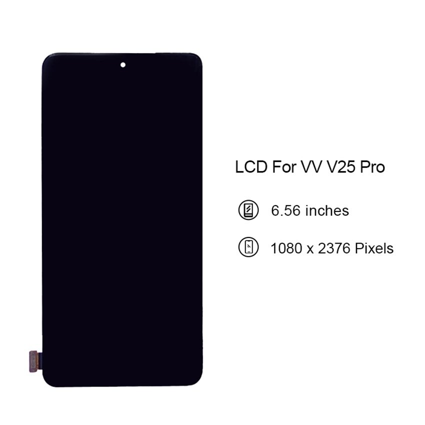 New Products V25 Pro Lcd Touch Screen Replacement Mobile Phone Digital Panel Display For Vivo V25 Pro