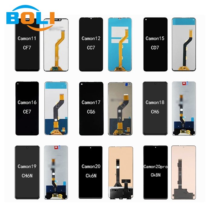 Mobile Phone LCDs for Infinix x650 x655 x658 x657 x669 x612 LCD Screen for Tecno Camon 11 12 15 16 17 18 19 20 pro lcd Display