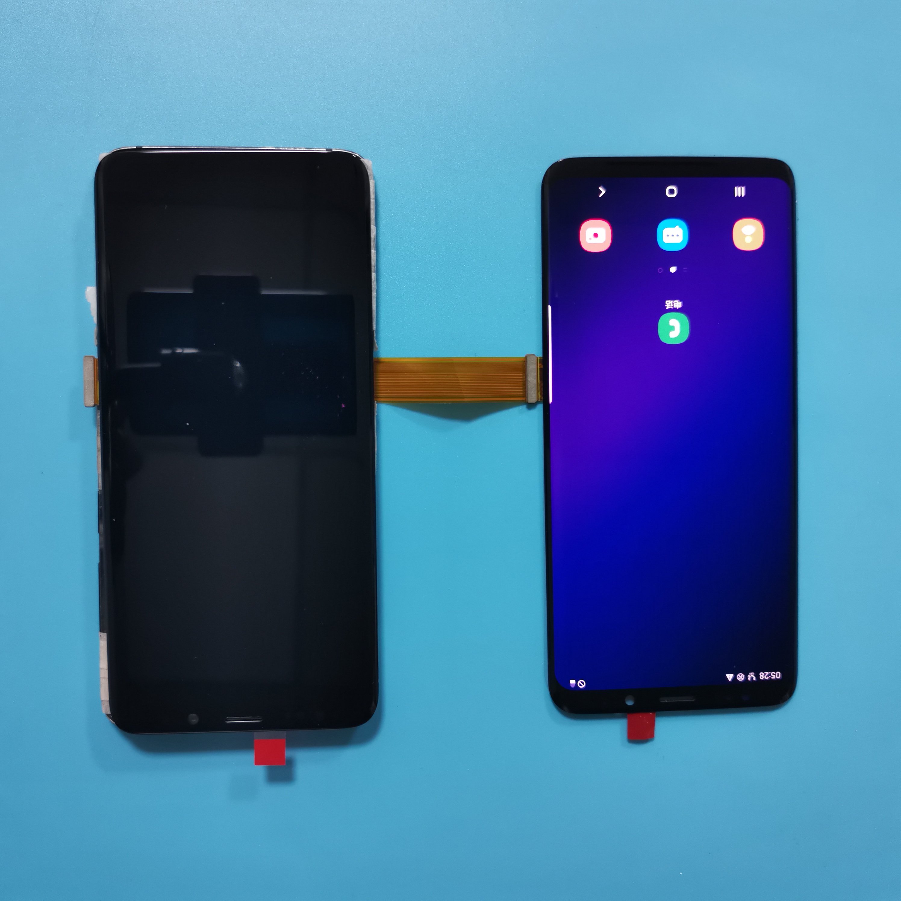 Original Super AMOLED Mobile Phone LCDS For Samsung Galaxy S9 S9 Plus Display Touch Screen Assembly With burn marks