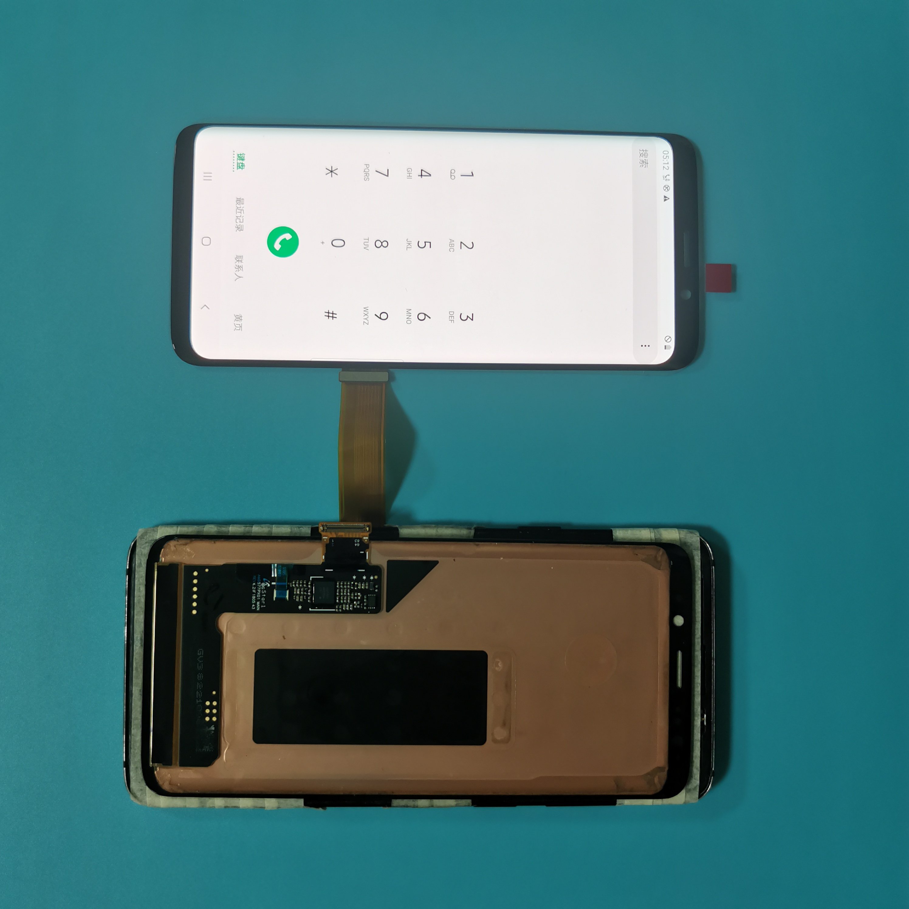 Original Super AMOLED Mobile Phone LCDS For Samsung Galaxy S9 S9 Plus Display Touch Screen Assembly With burn marks