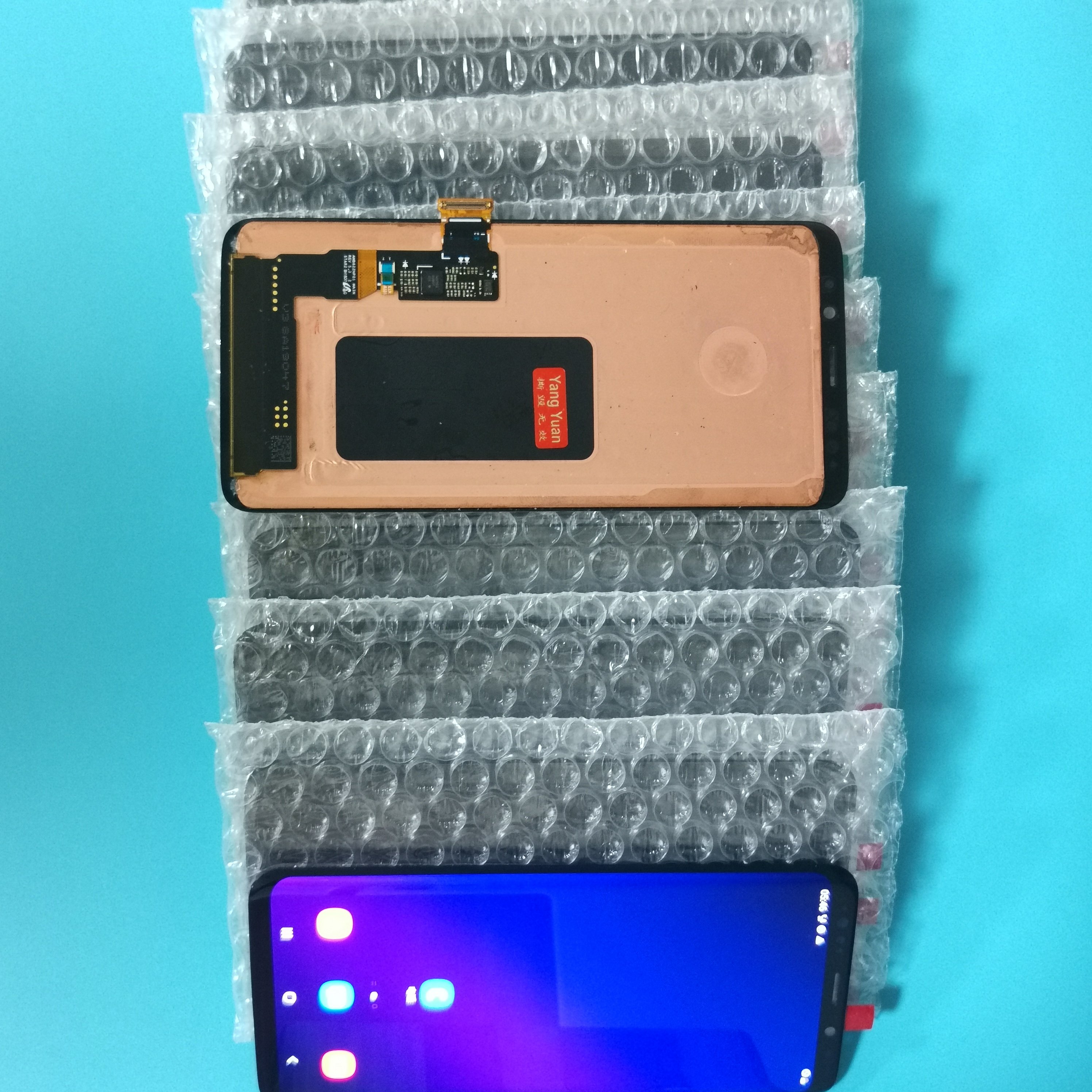 Original Super AMOLED Mobile Phone LCDS For Samsung Galaxy S9 S9 Plus Display Touch Screen Assembly With burn marks