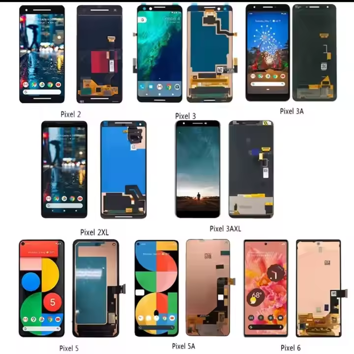 100% Original Lcd Screen For Google Pixel 1 2 3 3a 4 4a 5 5a 6 6a 7 7a Pro XL 5G Screens Digitizer Display Digitizer Assembly