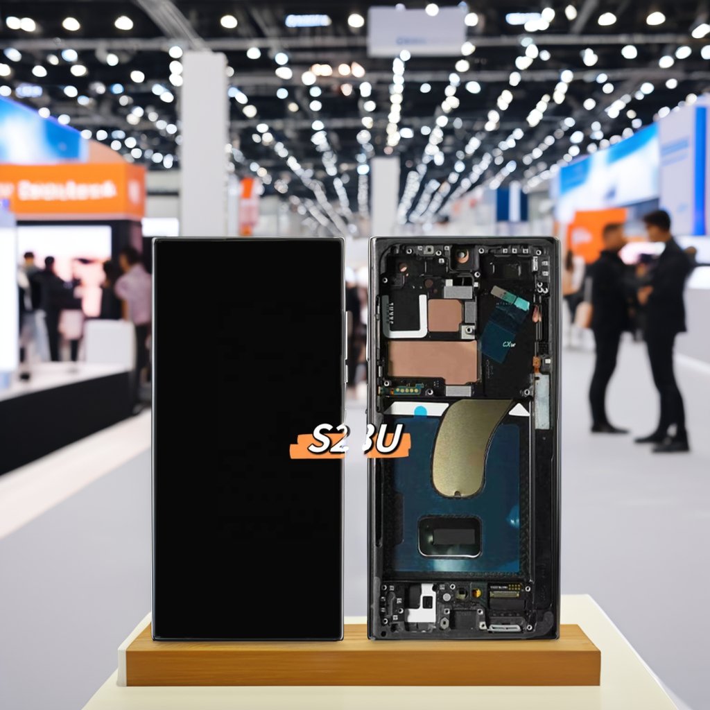For Samsung S23ULTRA Screen Replacement for Mobile Phones Frame OLED Display Screen Assembly with Digital Module