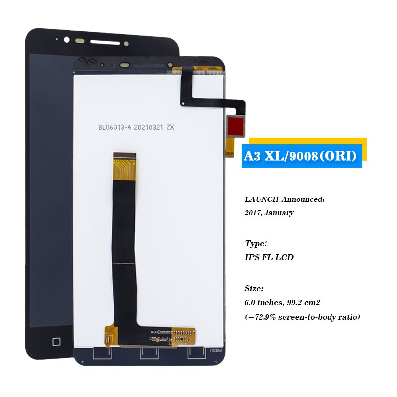 Factory Price Lcd Pantalla Digitizer Display Touch Screen Assembly Replacement For Alcatel OT9008 One Touch A3 Xl