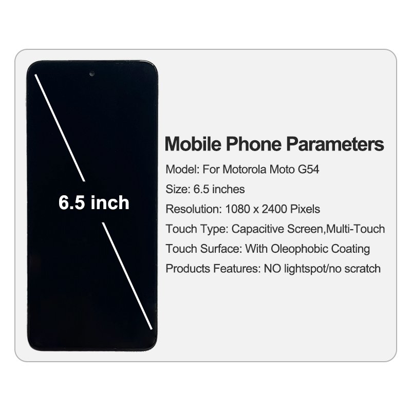 Mobile Phone LCDs for Motorola G54 5G lcd display screen for Motorola G54 display pantallas for Motorola G54 lcd screen
