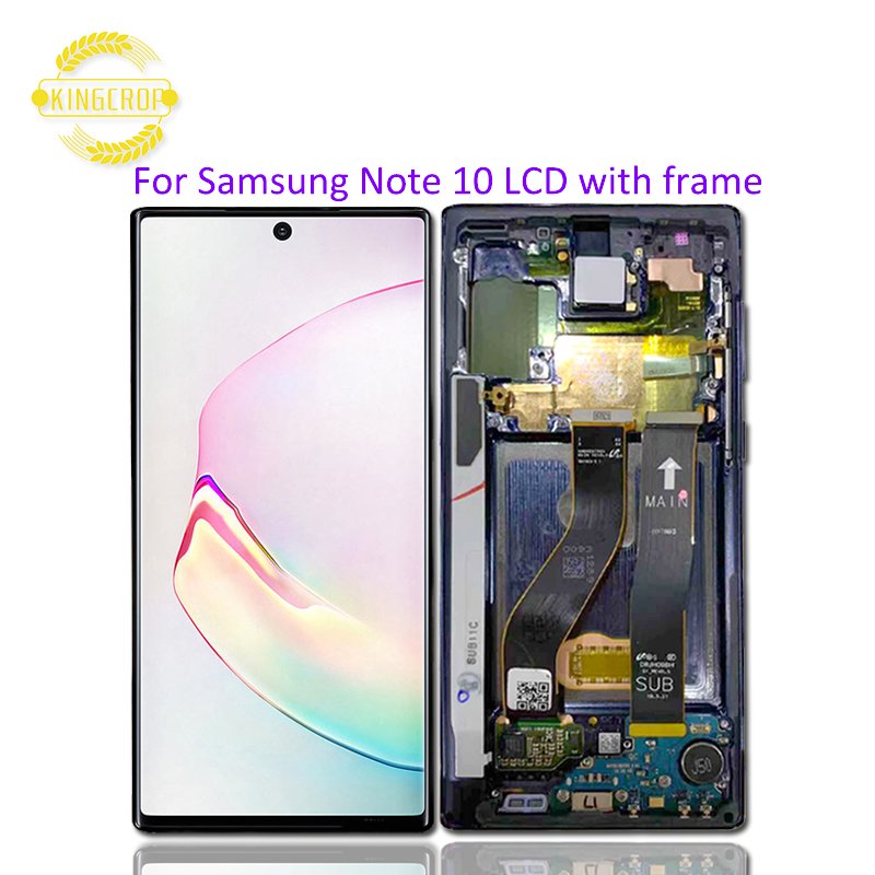For Samsung Galaxy note8 note9 note10 note10 plus lcd Display Replacement Touch Screen Digitizer Assembly For Samsung note10 lcd