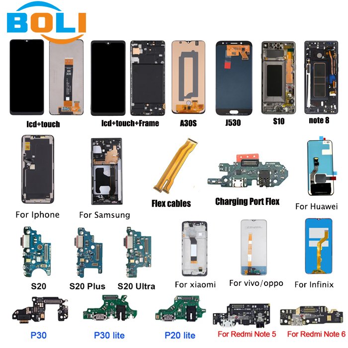 Mobile phone lcds for iphone samsung lcd wholesale all models touch screen display replacement digitizer mobile lcd screen