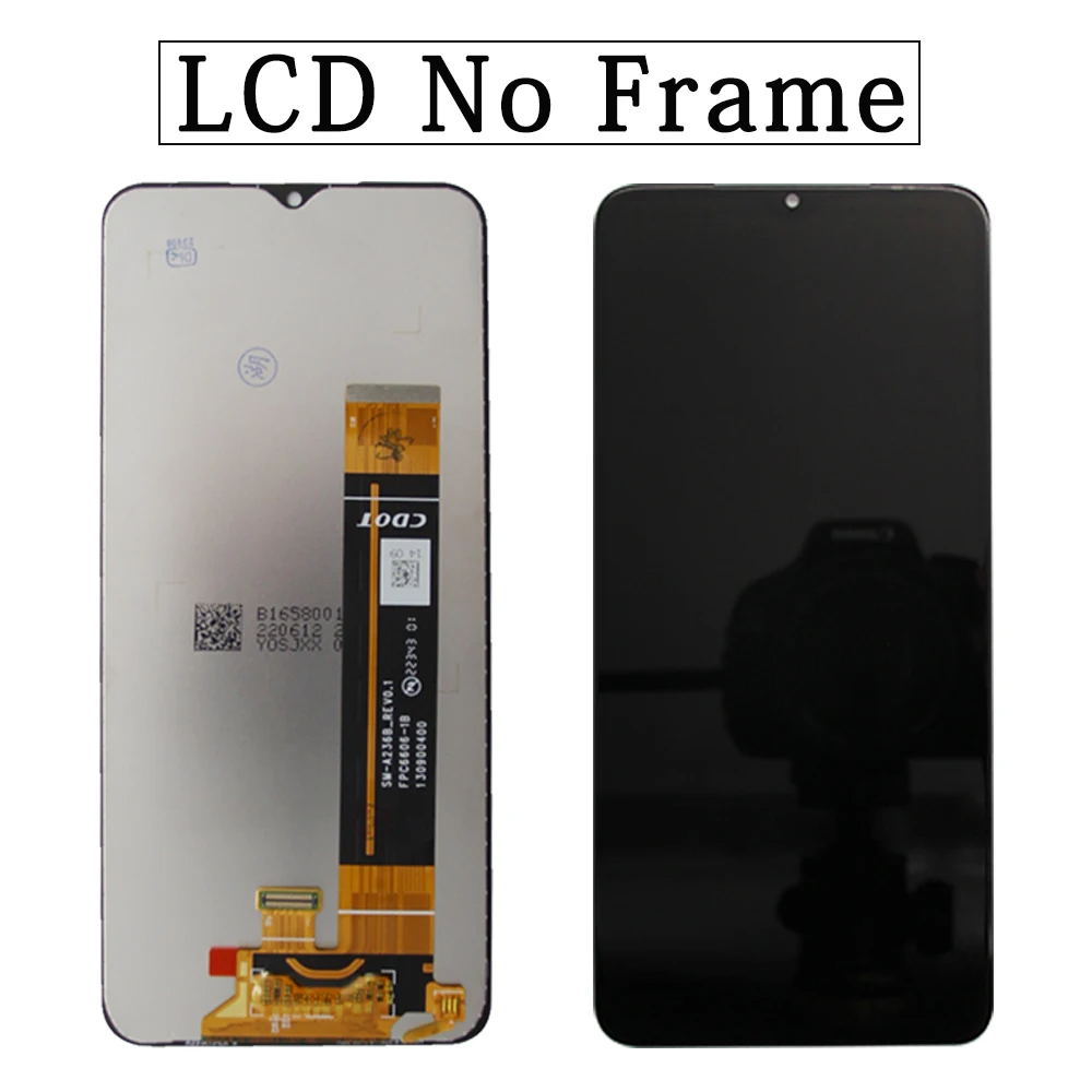 for Samsung Galaxy A23 5G A236 6.6" Tested with Frame Mobile Phone Lcds Display Touch Screen Replacement Factory Wholesale