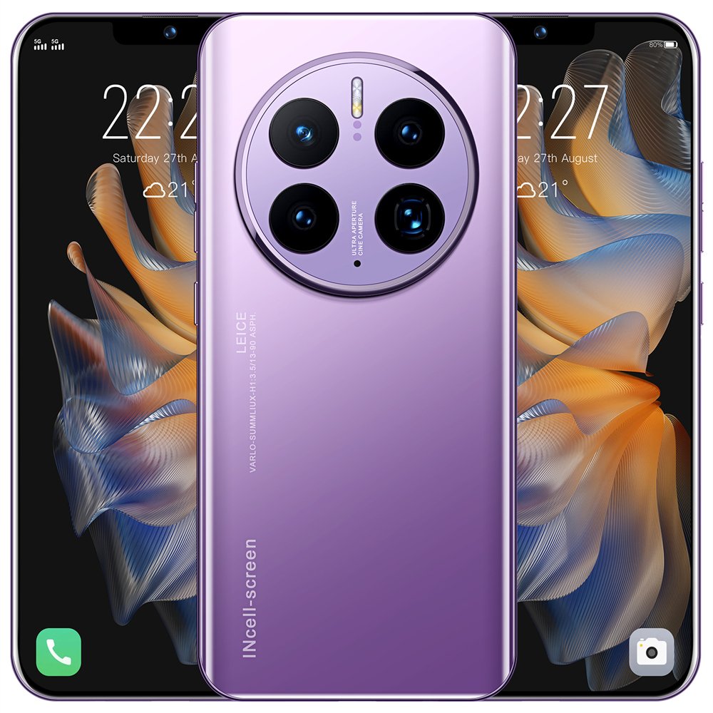 Mate 50 pro Pro 7.3 Inch HD with Face ID LTE 4G Quad Core Ram 16GB ROM 512GB mobile phones Mobile Phone
