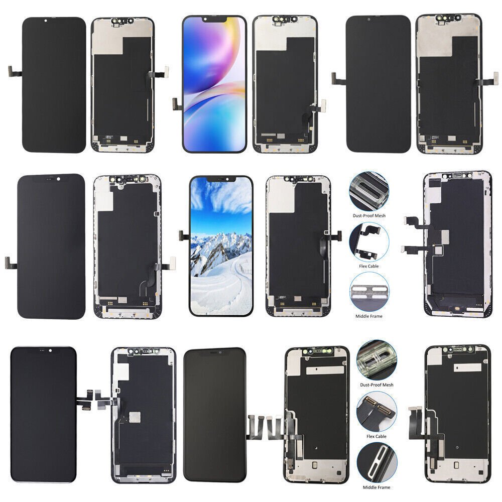 Mobile Phone Lcd For Apple Iphone 5 6 7 8 X 11 12 13 14 15 Pro Max Screen Replacements Original Oled Display Lcd Screen For Iph