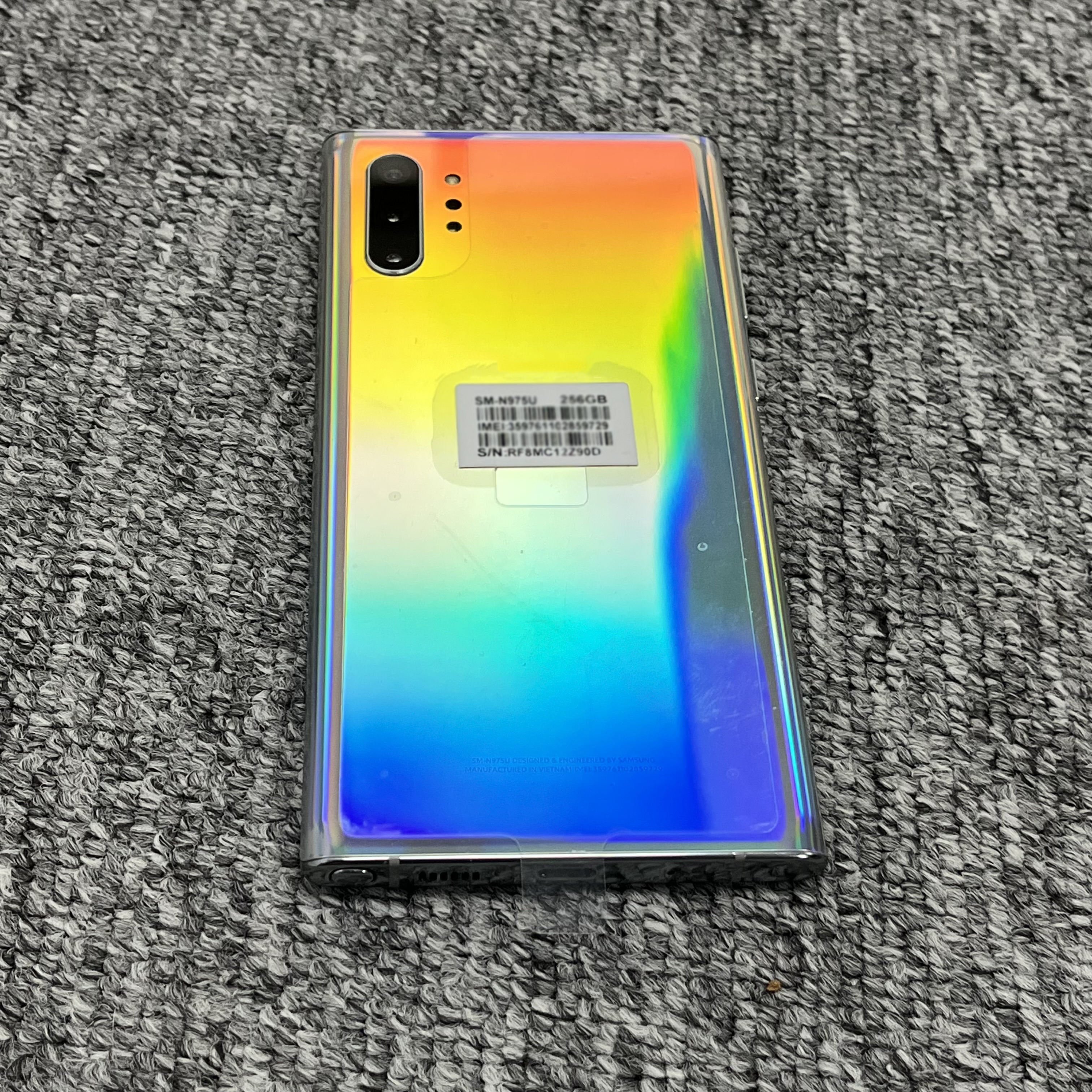 High-Quality Refurbished Galaxy note 10 + second hand used mobile phone 256GB for Samsung Galaxy note 10 plus