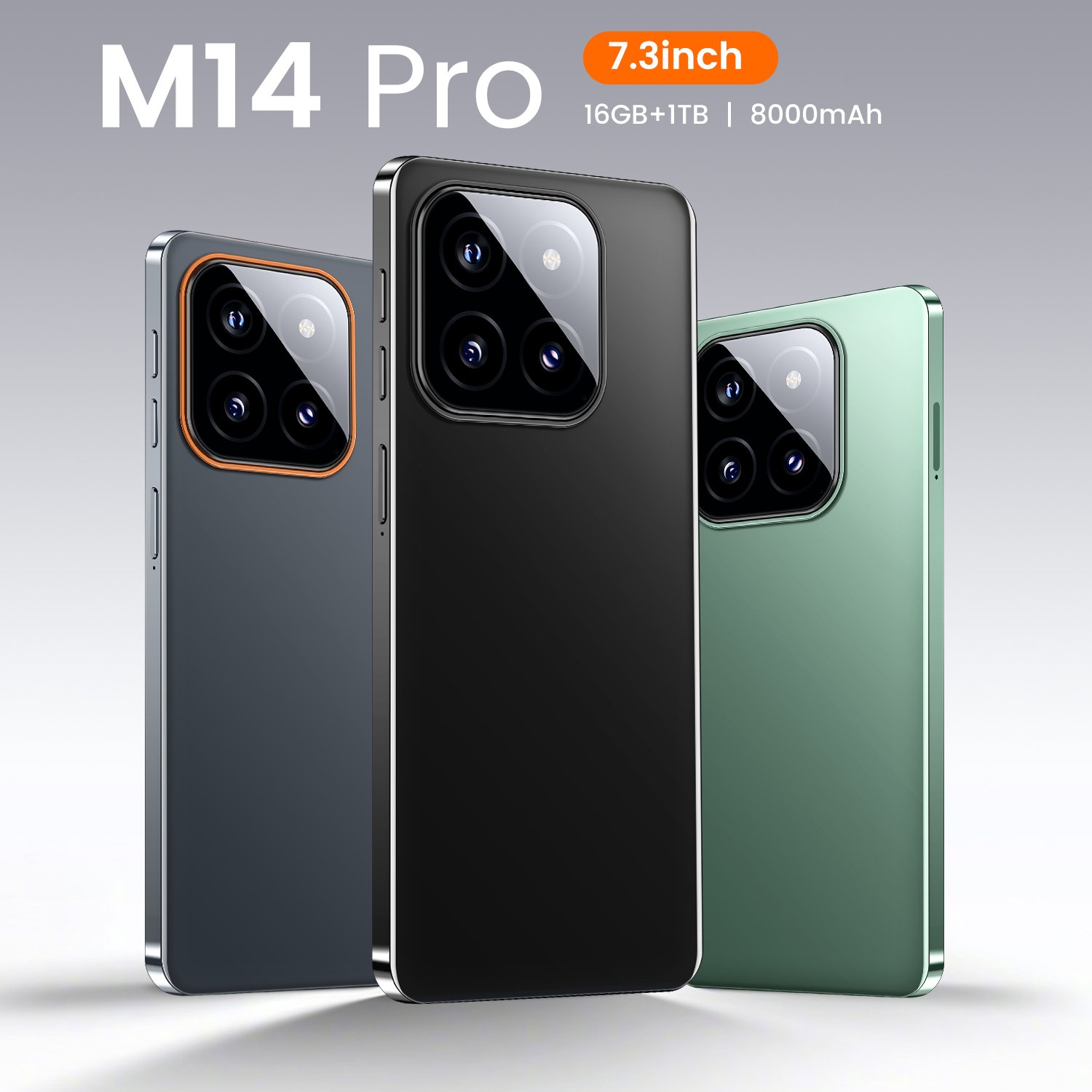 oem 2024 New Product I16 Pro Max m14 pro Mobile Phones 5g Smartphone 16gb+1tb Full LCD Screen ChatGPT4.5 Cell Phones