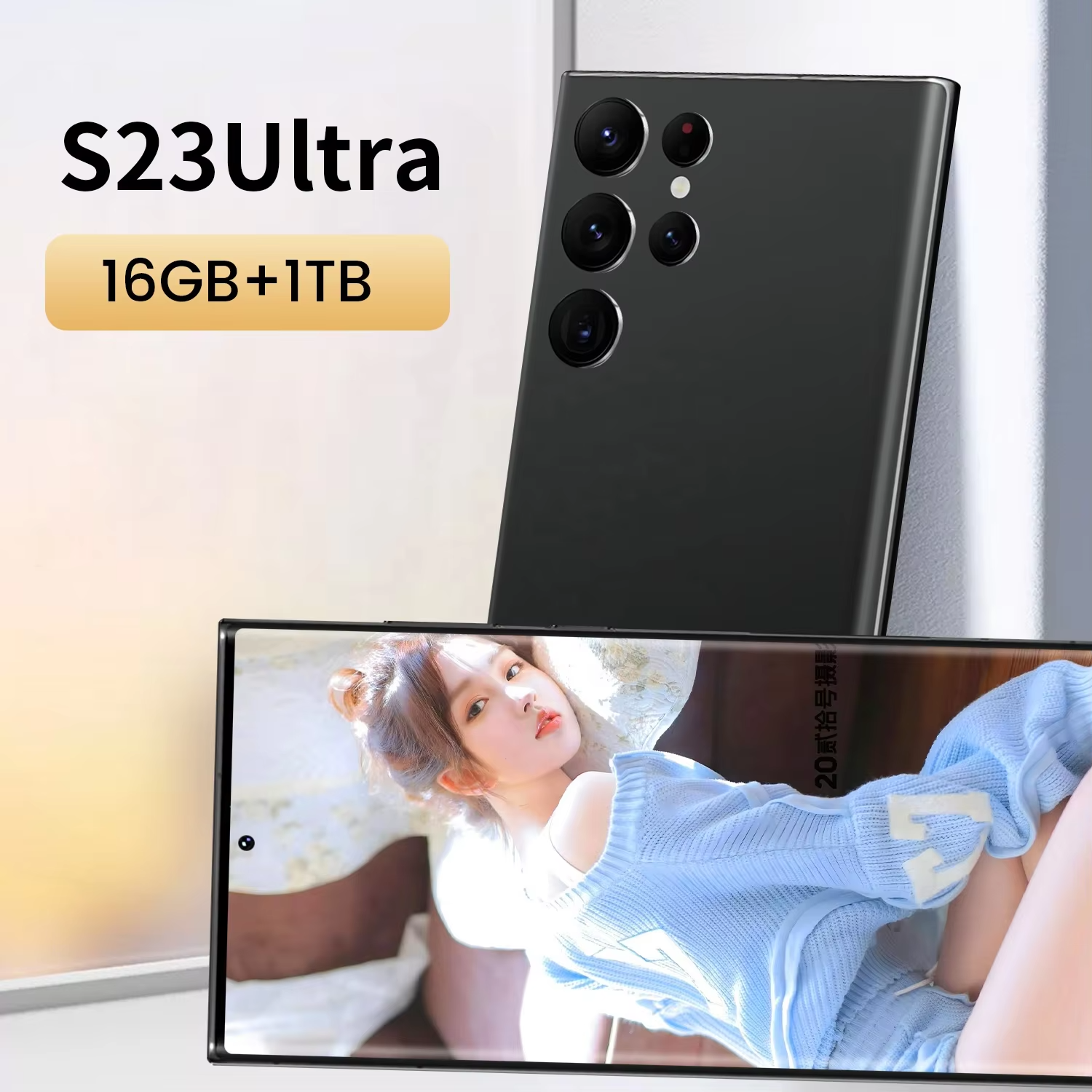 2024 New original S23 Ultra 5G smartphone 16GB 1TB Snapdragon 8 10 core with stylus 7.3in large screen Android 13 Mobilephone