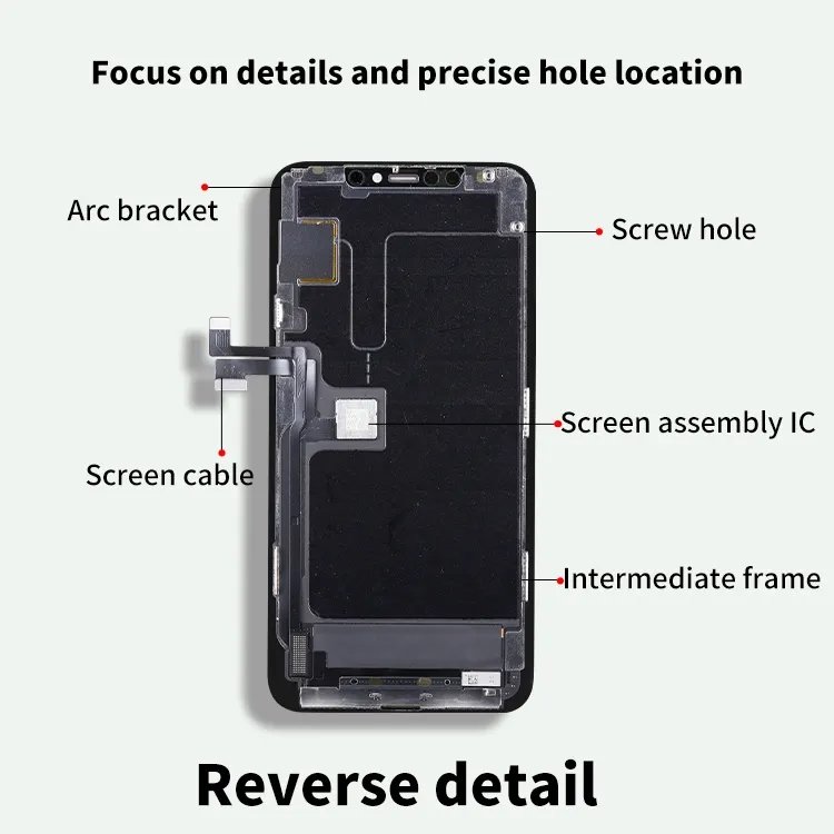 100% Test mobile phone lcds replacement screen for Iphone 12 12promax display touch screen