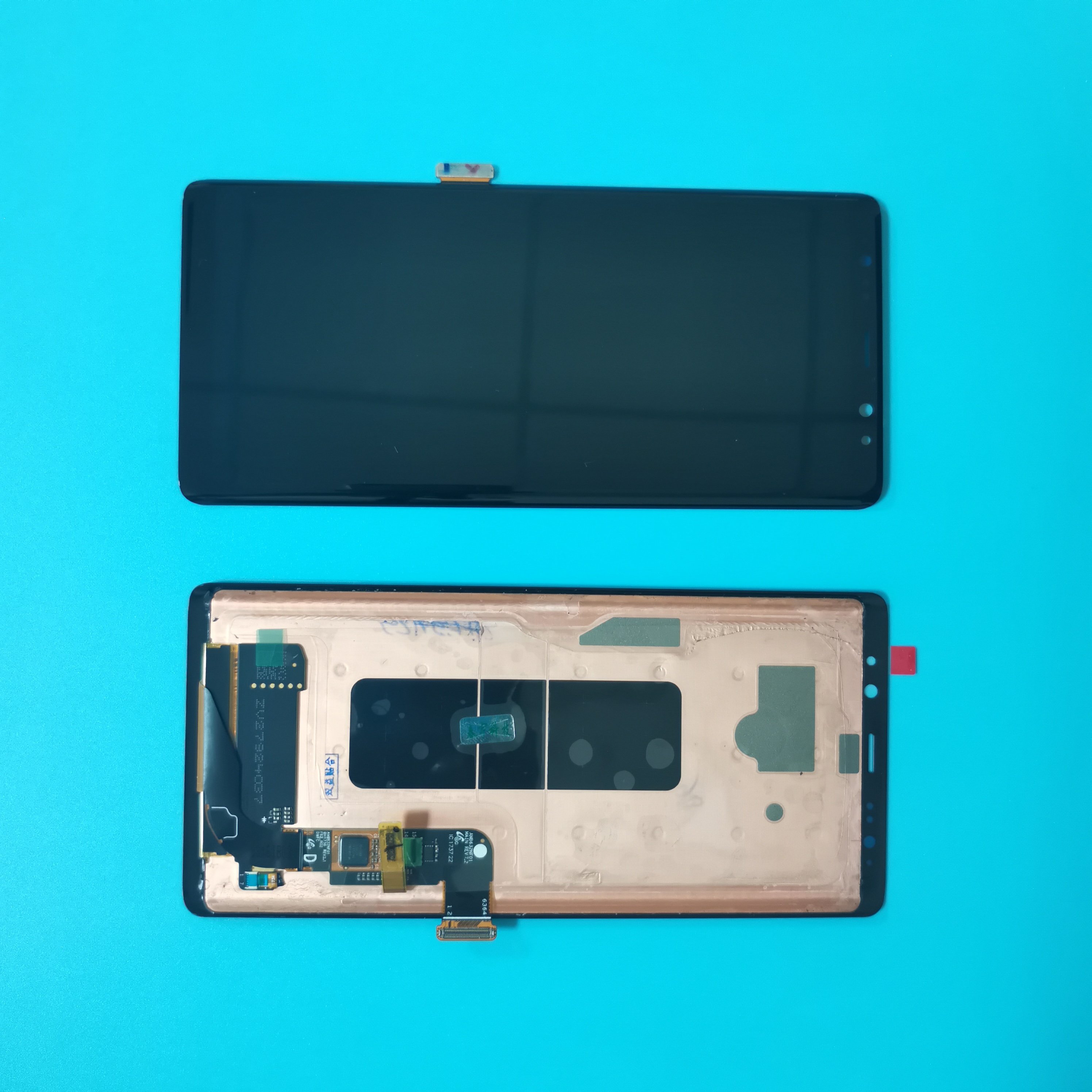 Original Super AMOLED Mobile Phone LCDS For Samsung Galaxy note8 Display Touch Screen Assembly With burn marks