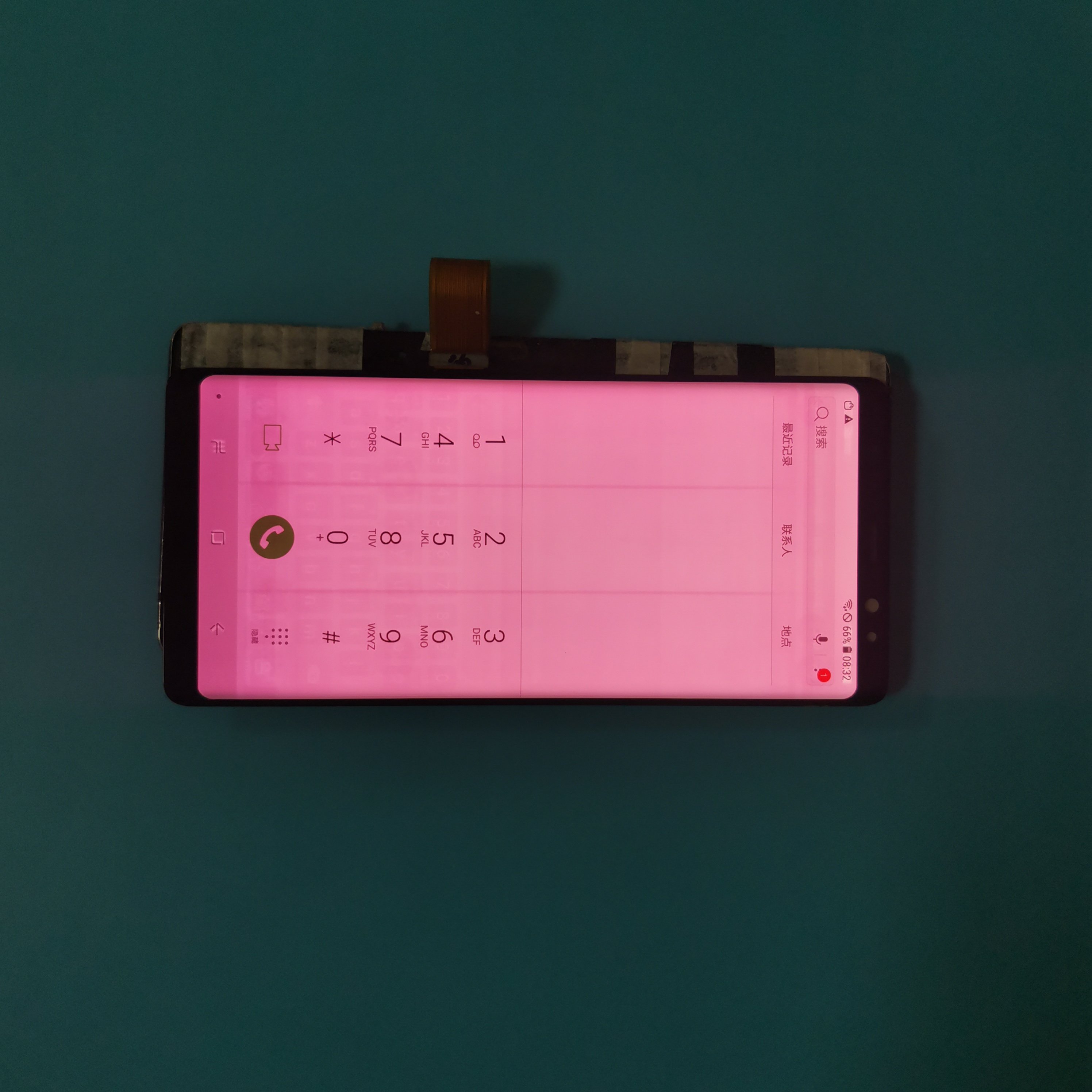 Original Super AMOLED Mobile Phone LCDS For Samsung Galaxy note8 Display Touch Screen Assembly With burn marks