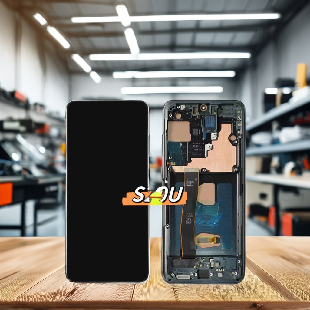 For Samsung S20ULTRA Screen Replacement for Mobile Phones Frame OLED Display Screen Assembly with Digital Module