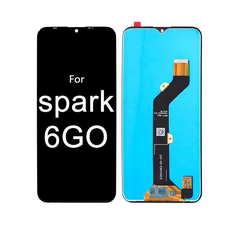 For Tecno Spark 6 Go KE5 Mobile Phone Screen Replacement Touchscreen LCD Display Assembly for Phone Parts