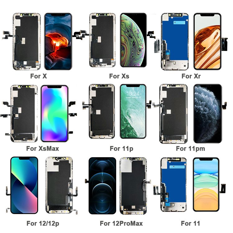 Mobile Phone Lcd For Iphone 12 12 Pro 12 Pro Max Screen Display Touch Digitizer Oem Replacement For Iphone LCD