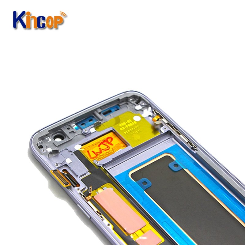 New arrival LCD touch screen for Samsung Galaxy S7 edge LCD display with frame G935F G935FD G935W8 LCD touch screen Digitizer