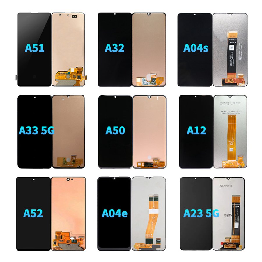 Mobile Phone Lcds Factory Wholesale For Samsung A10 A13 A14 A22 A23 A24 A30 A31 A34 A50 A51 A52 A52S A54 A70 5G Display Screen