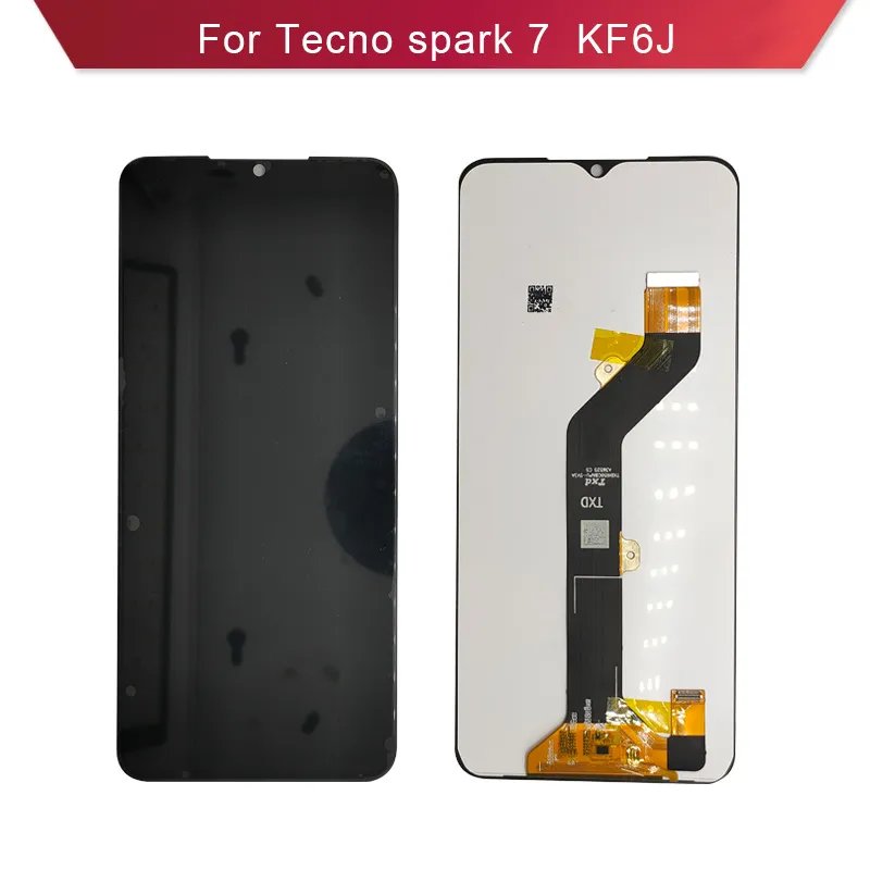 Mobile lcd display For Tecno spark 7 kf6j LCD Display Touch Panel Complete Cell Phone Screen Replacement for Tecno Infinix Itel