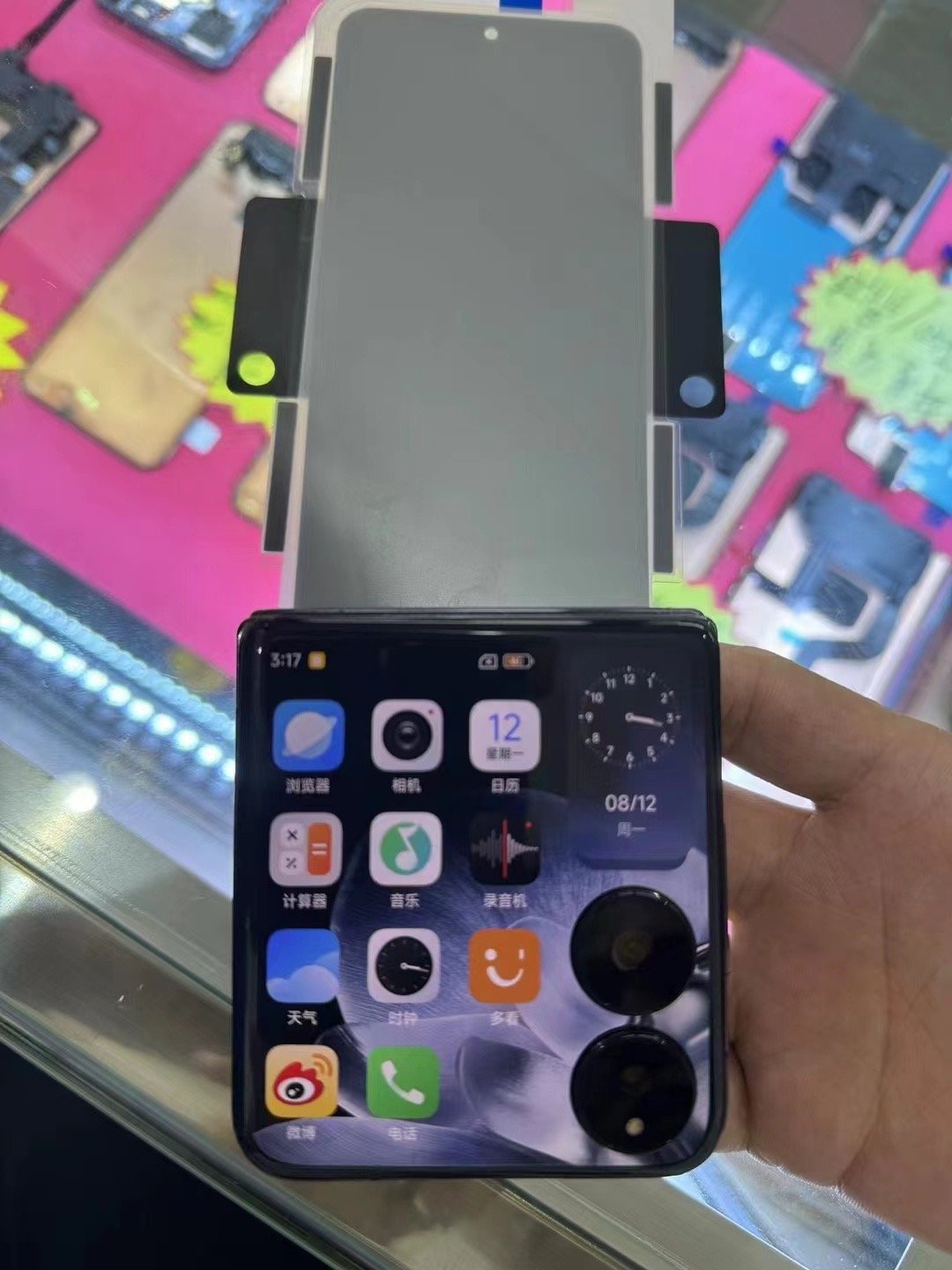 New Original AMOLED for Xiaomi MIX Flip Mobile Phone LCD external screen display For MIX Flip