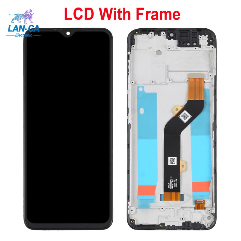 Digitizer Assembly Parts Mobile Phone Lcd Screen for Smart 6Plus X689 display for Smart6Plus Digitizer Full Assembly with Frame