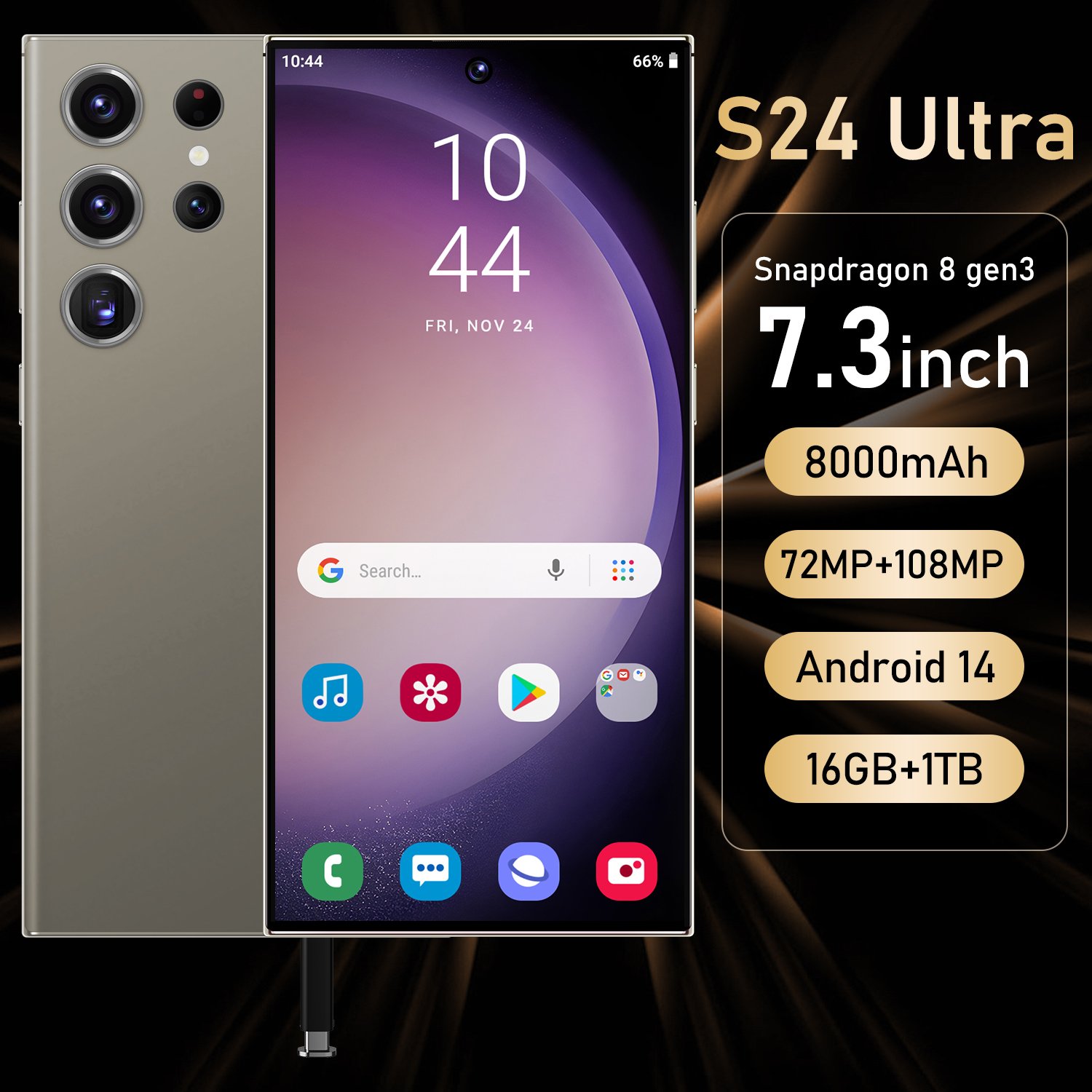 Wholesale Original S24 ULTRA Celular Android Smartphone 5g 1TB Mobile Phone for S24 ULTRA