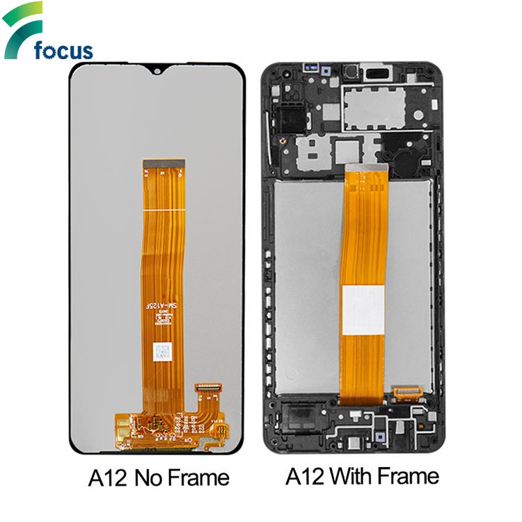 Mobile Phone Lcds For Samsung A12 Original Display For Samsung A12 Lcd With Frame For Samsung For Galaxy A 12 Screen
