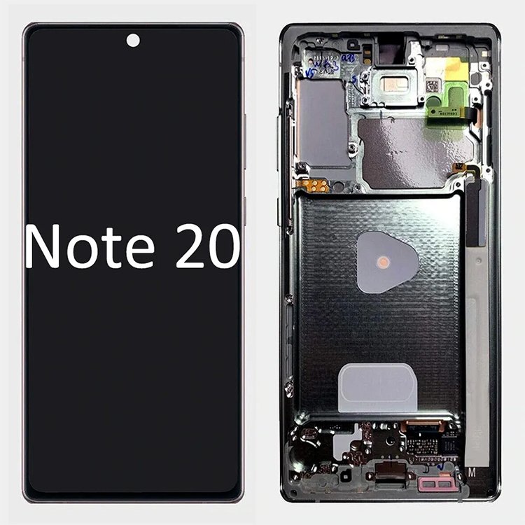 Mobile phone LCDs touch screen display Replacement with frame for Samsung Galaxy Note20 5G Full Size N975