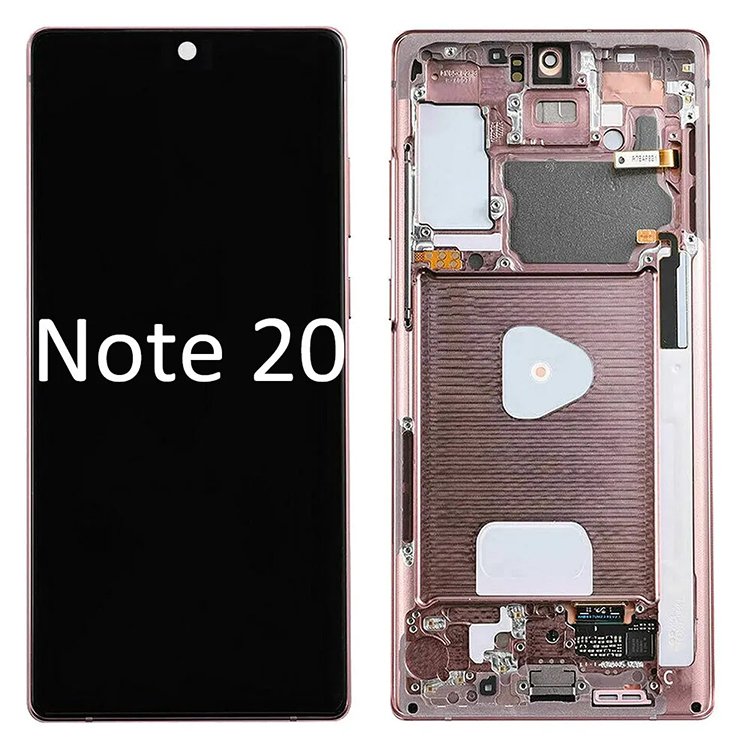 Mobile phone LCDs touch screen display Replacement with frame for Samsung Galaxy Note20 5G Full Size N975