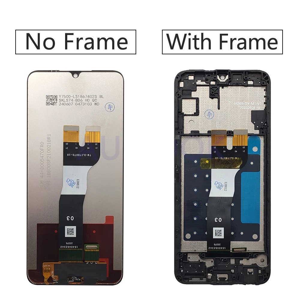 for Samsung Galaxy A05 A05s A057F 6.7" Tested with Frame Mobile Phone Lcds Display Touch Screen Replacement Factory Wholesale